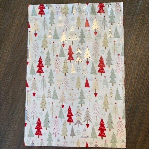 20 Christmas Trees 10x13 Hoilday Smile Mail Poly Mailers Shipping Bags - Picture 2 of 3